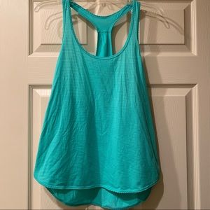 Lululemon scalloped edge tank, teal, sz 10*